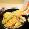 秋葉原『みやび』ランチの”特大海老天丼”は海老ヂカラがパネェのですが＠神田明神下みやび