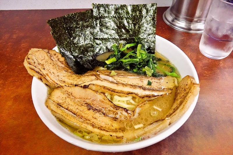 【家系】オダサガの『町田家』で10食限定の”豚バラチャーシュー麺”とか？【ラーメン】