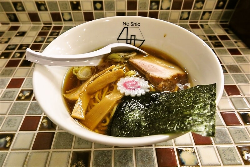 【40番】『No40』で”醤油ラーメン旧”的なラーメンを食す＠町田