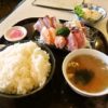 相模原『彩門』焼肉屋なのにランチ刺身定食680円を食べる時