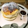 国分寺『eggg Cafe』ふわふわブリュレパンケーキ＠もりサブ子