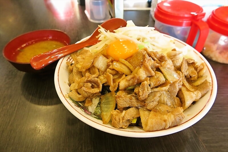 『朗朗朗 橋本店』（さぶろう）飯マシ肉丼生姜焼きを飯マシマシで食す！