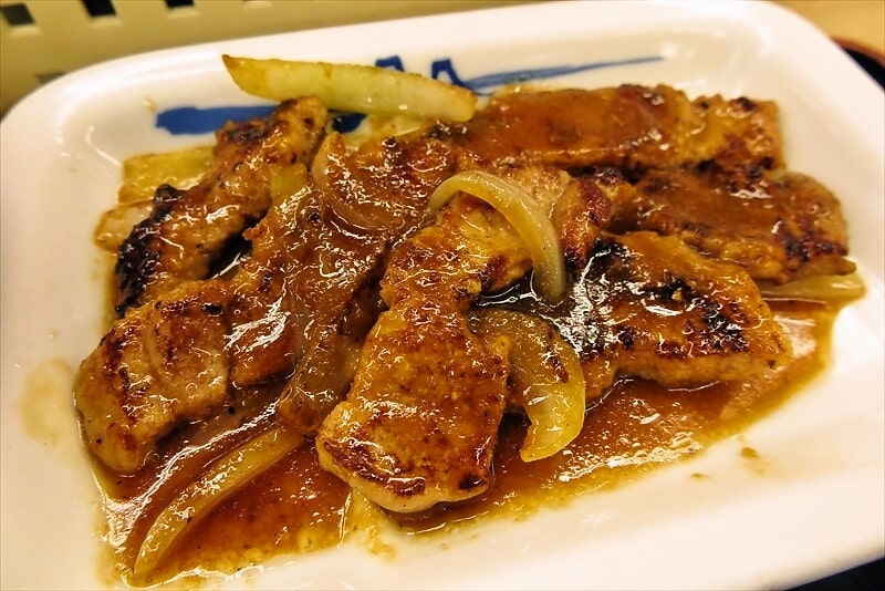 厚切り豚生姜焼定食ライス特盛り7