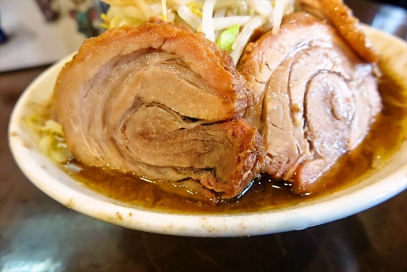 『麺屋 歩夢』小ラーメン豚マシカレー3