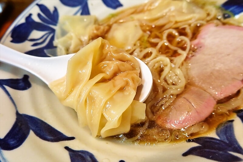 『竹の助』ワンタン麺9