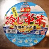 ニュータッチ『凄麺 冷し中華海藻サラダ風』実食レビュー的な！