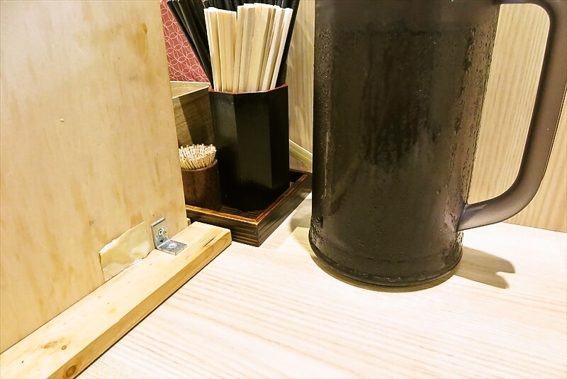『中村麺三郎商店』カウンター席