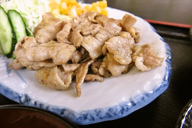 『焼肉 宝珍』生姜焼き定食5