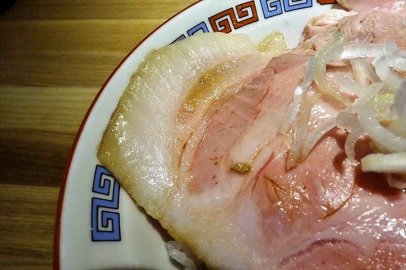 『煮干中華 余韻』煮豚丼4