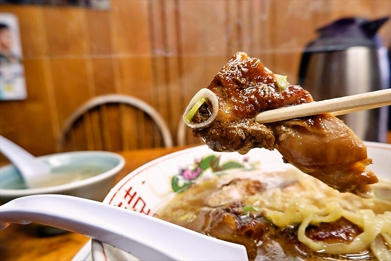 『中華 かし亀』塩生姜チャーシュー麺9