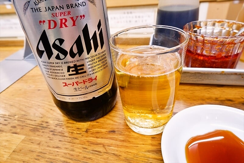 『亀戸餃子 亀戸店』ビール