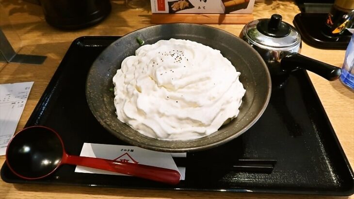 『山下本気うどん町田駅前店』白い明太チーズクリームうどんって映えるのか？