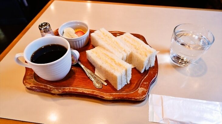 『喫茶フレンド』モーニングの玉子サンドセットを食す！＠神戸の喫茶店
