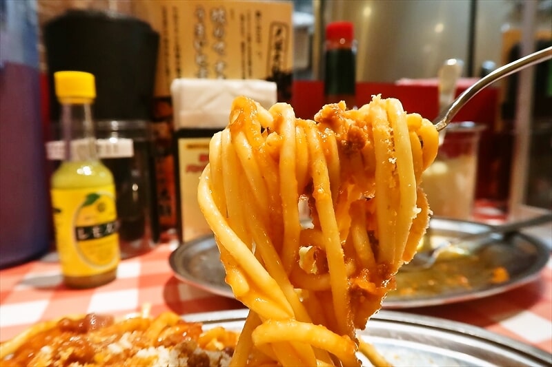 『スパゲッティーのパンチョ町田店』ミートソース並盛り7