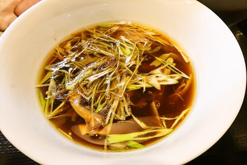 『中村麺三郎商店』限定ラーメン鮭節昆布水の醤油つけ麺2