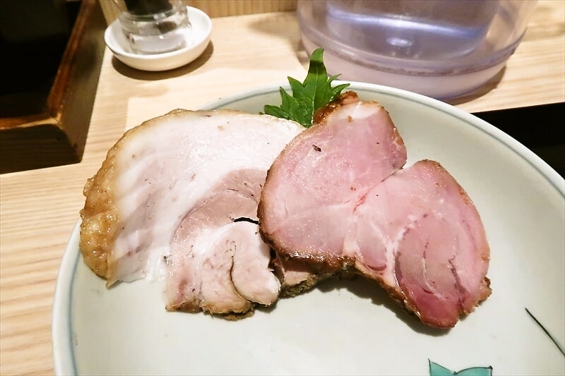 『中村麺三郎商店』限定ラーメン鮭節昆布水の醤油つけ麺4