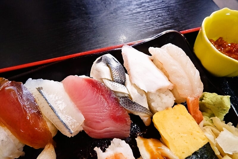 さかた海鮮市場『喰居来居や 和ん』握り寿司満腹ランチ7