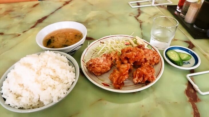北川景子リコカツ『よしの食堂』鶏の唐揚げ定食大盛り1