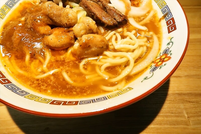 『スタミナホルモン麺すたほる』辛スタホル麺4