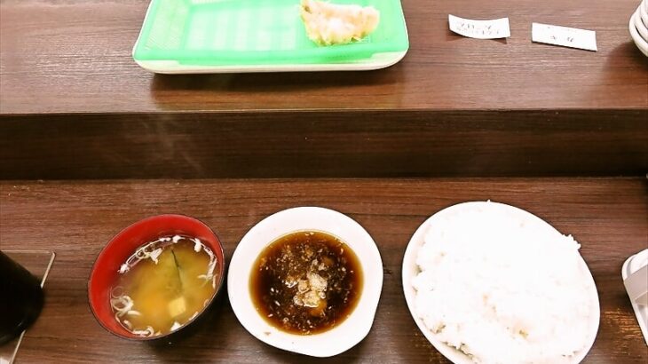 博多『だるまの天ぷら定食 吉塚本店』だるまエビ定食大ごはん＠メニュー写真あり