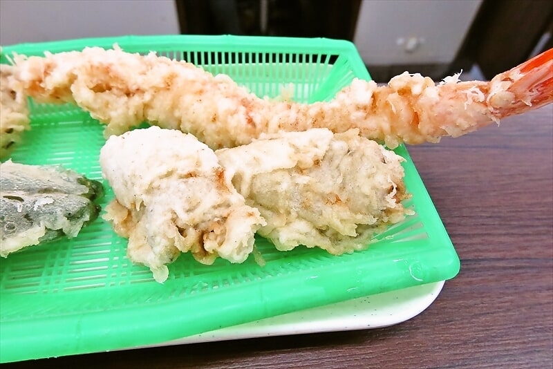 博多『だるまの天ぷら定食 吉塚本店』だるまエビ定食8