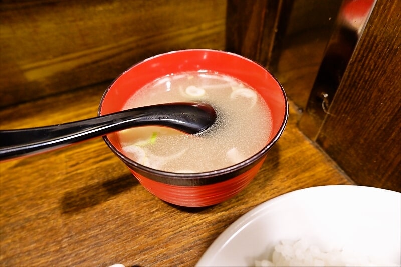 『亀戸の餃子専門店 藤井屋（ふじいや）』スープ