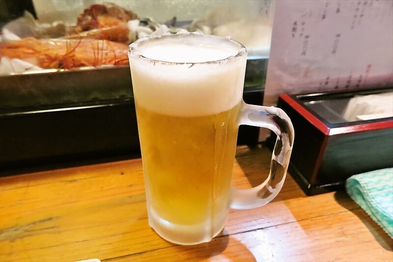 淵野辺『寿司居酒屋 遊喜や（ゆうきや）』生ビール