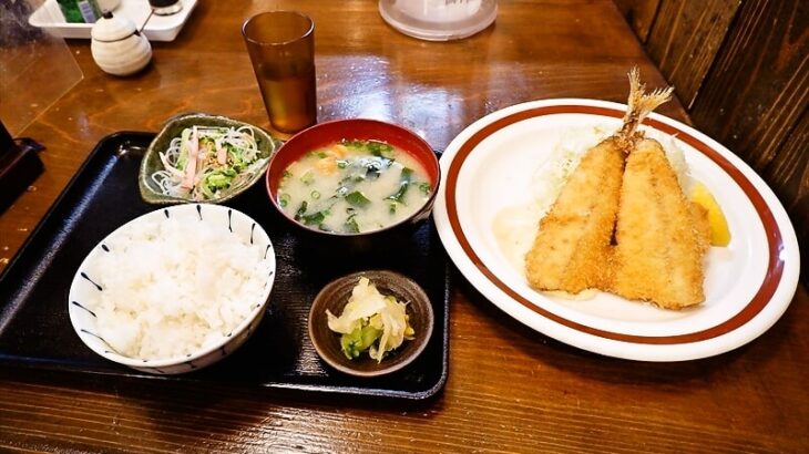 『アジフライセンターおむこさん』博多で美味しいアジフライ定食を食す！