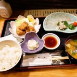 福岡市市場会館『博多 魚がし（うおがし）』とらふぐ刺身定食を食す！