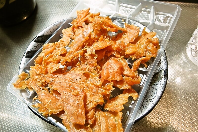 『肉のハナマサ お肉屋さんが作った鶏ササミのジャーキー』6