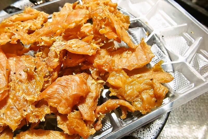 『肉のハナマサ お肉屋さんが作った鶏ササミのジャーキー』9