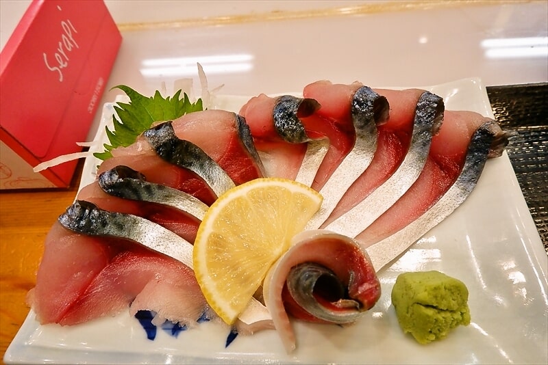 福岡市鮮魚市場市場会館『おきよ』真サバ刺身定食6