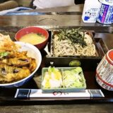 相模原市『そば処 大むら』天丼そばセット大盛りの海老ヂカラ＆メニュー
