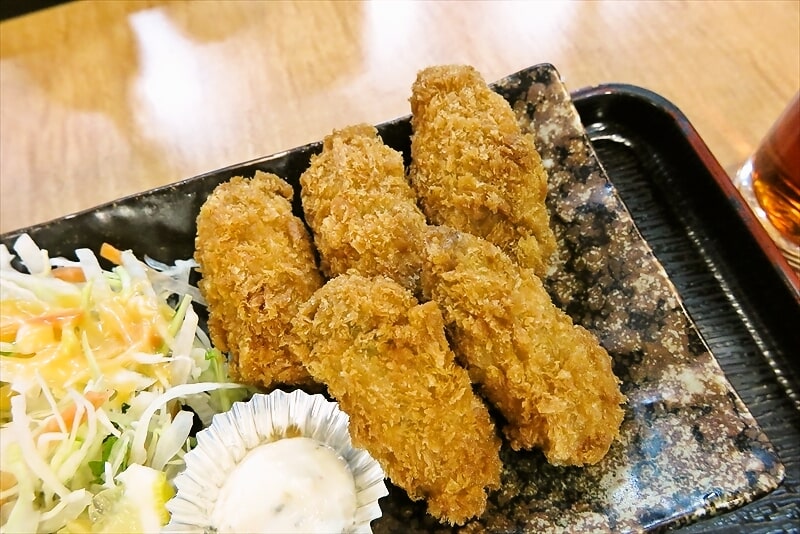 広島市『海の幸 磯の坊 本店』カキフライ定食5