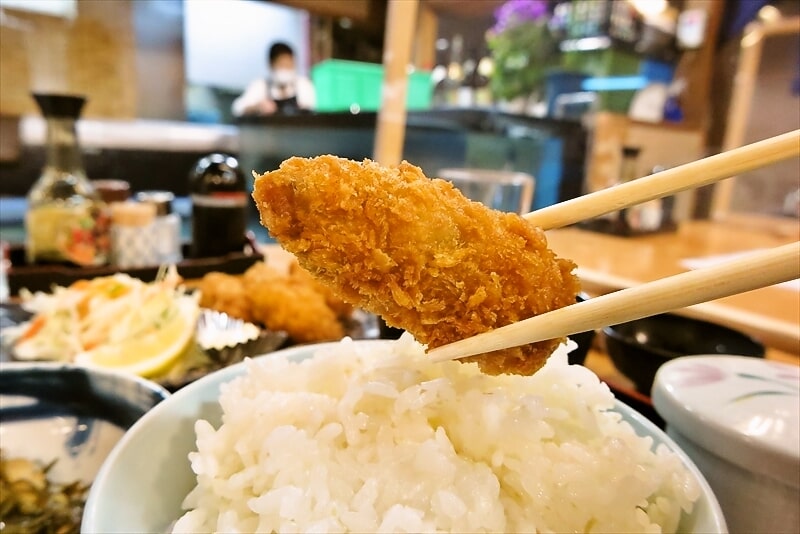 広島市『海の幸 磯の坊 本店』カキフライ定食11
