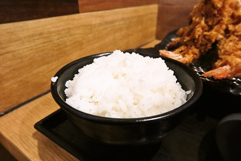 広島市中区『まるみ食堂』からあげエビフライ盛り合わせ定食4
