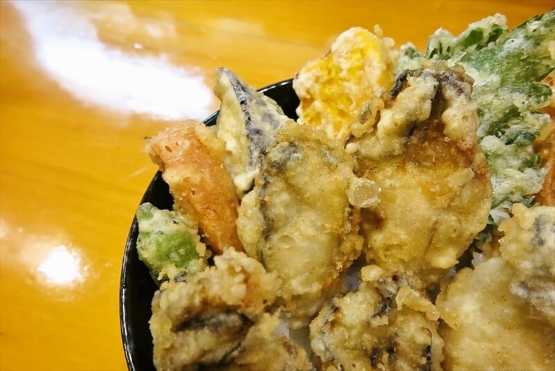広島『季節料理 天ぷら 寿司 宝（たから）』牡蠣天丼7