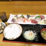 福岡市『博多ごまさば屋』夜の刺身盛り定食1600円どうでしょう？