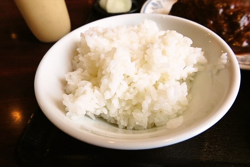 厚木市『カフェレストラン梅昇』ラージハンバーグ定食2