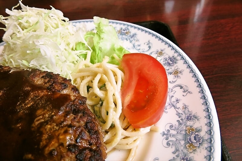 厚木市『カフェレストラン梅昇』ラージハンバーグ定食4
