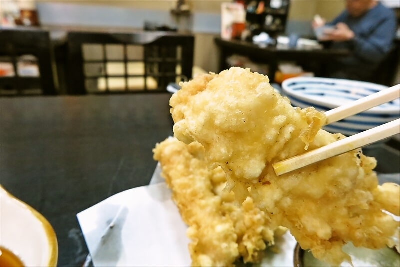 横浜橋通商店街『御食事処 いろは』食べ比べ天ぷら（ハモ、アナゴ、ウツボ）7