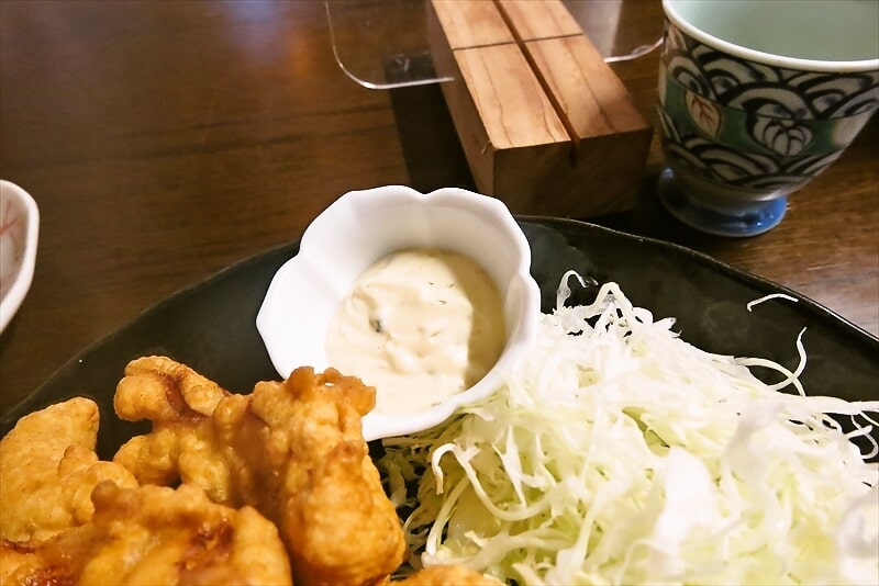 相模原市『鶏料理の店 壽屋（ことぶきや）』鶏の唐揚げ定食6
