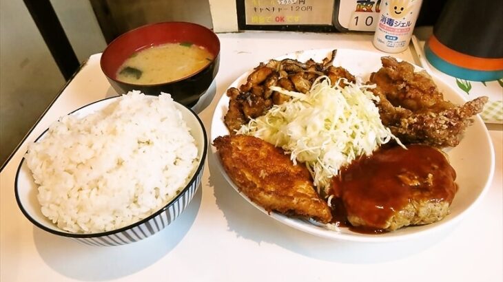 長崎市『キッチン政（まさ）』スタミナ野郎定食のボリューム感とかメニュー
