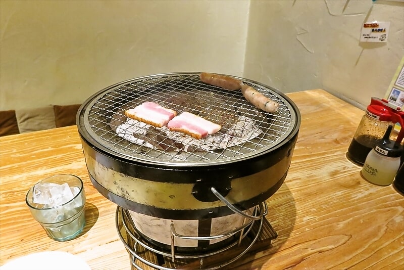 福岡市『博多本格炭火焼肉 農家の一服』銀のカカシ食べ放題コース6