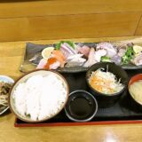 福岡市『博多ごまさば屋』ランチの刺身盛り合わせ定食が美味しい件