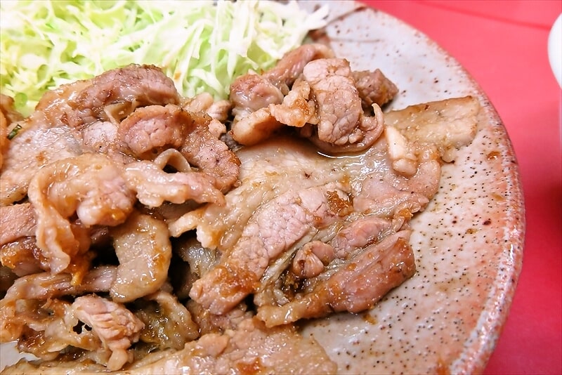 相模原市『中華料理 宏苑』豚バラ生姜焼き定食5