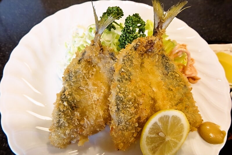 町田市『くいのみ屋 とき』釣りアジフライ定食6