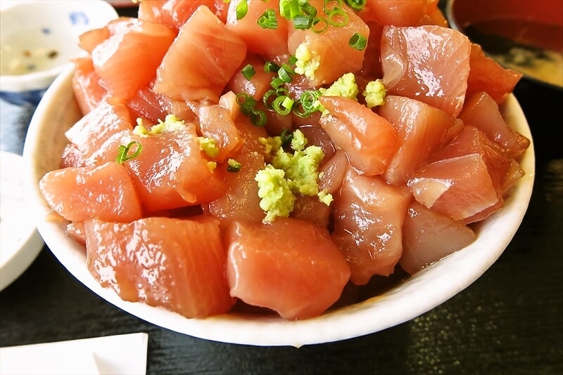 静岡県清水港清水魚市場『魚市場食堂』まぐろいっぱい丼8