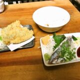 町田市『昭和食堂 上宿一丁目』アジフライ＆アジの刺身定食どうでしょう？