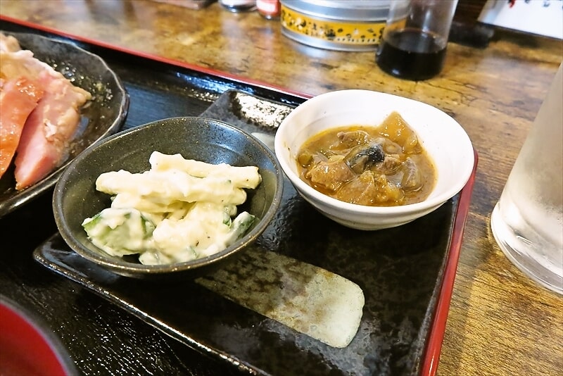 淵野辺『瓦焼肉 ステーキのお店 瓦』豚ロース生姜焼とベーコン焼き定食3